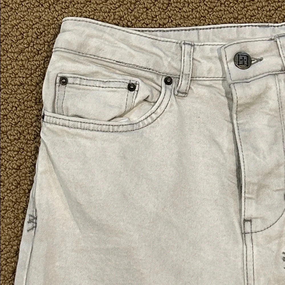 Ksubi Bullet Habits White Jeans size 29 Baggy Streetwear Acubi